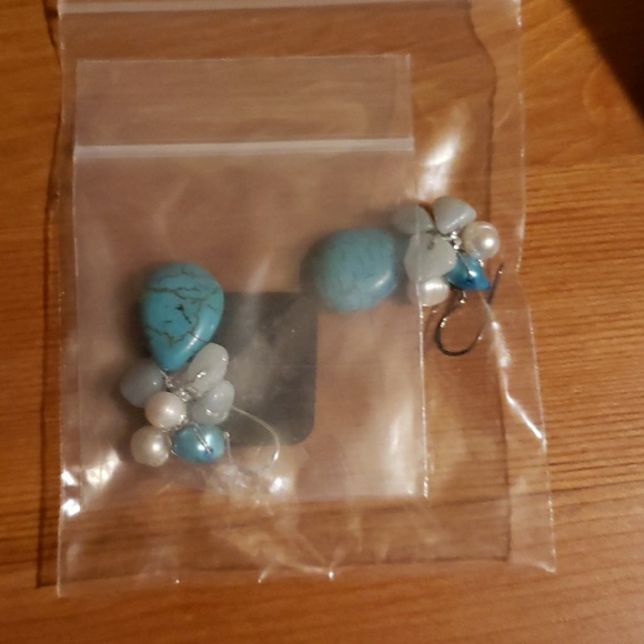 Aqua Blue NOVICA Earrings NWT - Picture 6 of 7